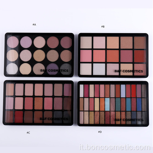 Ombretto OEM Multicolor Eyeshadow Pallete Shimmer Pigment